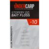 Zarážky do bait Floss priesvitné