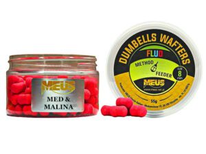 DUMBELLS FLUO WAFTERS 8mm 55g – Med Malina