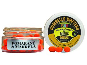 DUMBELLS FLUO WAFTERS MINIS 6mm – Pomaranč Makrela