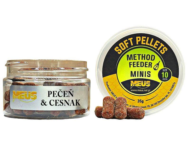 SOFT PELLETS minis 10mm – Pečeň & Cesnak