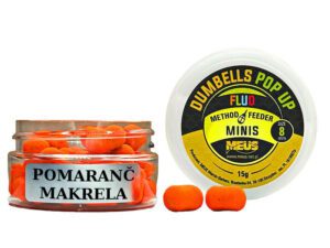 DUMBELLS FLUO POP UP 8mm 15g – Pomaranč Makrela