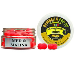 DUMBELLS FLUO POP UP 8mm 15g – Med Malina