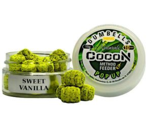 Dumbells cocon pop up 10mm MINIS – Cocoon sweet vanilla
