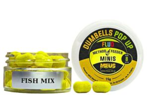 DUMBELLS FLUO POP UP 8mm 15g – Fish mix