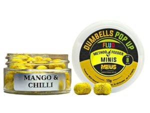 DUMBELLS FLUO POP UP 8mm 15g – Mango & Chilli