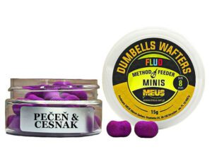 DUMBELLS FLUO WAFTERS 8mm 15g – Pečeň & Cesnak