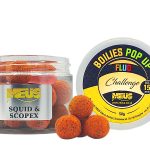 BOILIES CHALLENGE FLUO WAFTERS - Squid & Scopex
