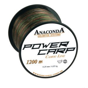 Anaconda vlasec Power carp camou line 1200m 0.30 mm