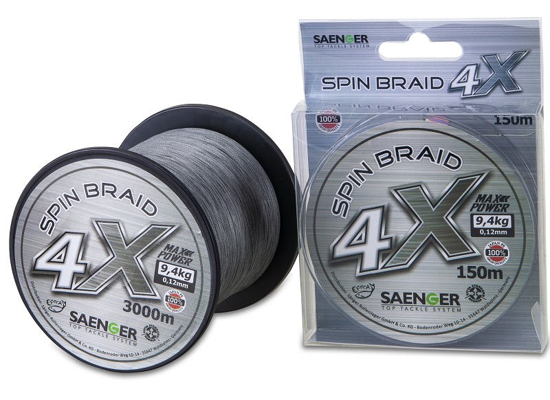 Saenger šnúra 4X Spin Braid 150 m 0,21 mm – Obrázok 3