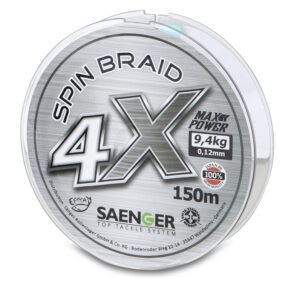 Saenger šnúra 4X Spin Braid 150 m 0,18 mm