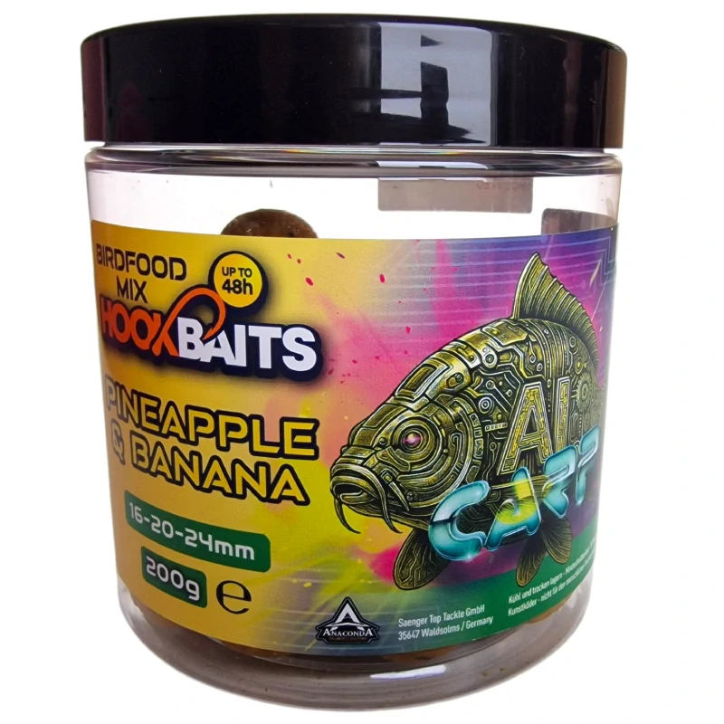 Anaconda nástraha AI Carp Hookbaits Bird Food 200 g 16/20/24 mm Pineapple & Banana