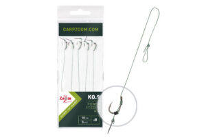 CarpZoom nadväzec Power Feeder Rig KO.9, č. 6, 5 ks