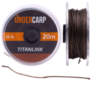 Návazcová šňůra 20 m/35 lbs TITANLINK – hnědá