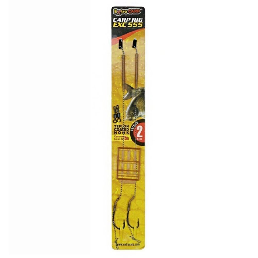 Hotový nádväzec Extra Carp Carp Rig 555 /2ks Veľkosť: veľ. 8