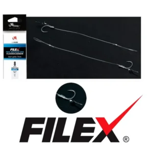 Hotové nádväzce Fil Fishing Pro Method Rig Fluorocarbon /2ks Veľkosť: veľ. 8