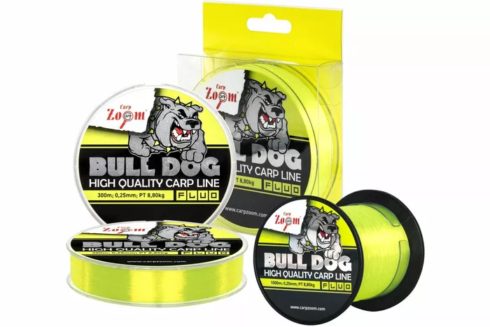 CZ Bull-Dog Carp Line Fluo, o 0,28 mm, fluo green