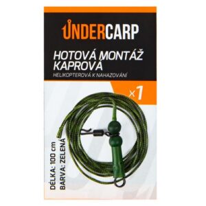 Montáž Leadcore Helicopter Leader 45 lbs / 100 cm zelená