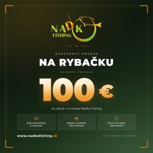 Darčekový poukaz Naďko Fishing v hodnote 100 €