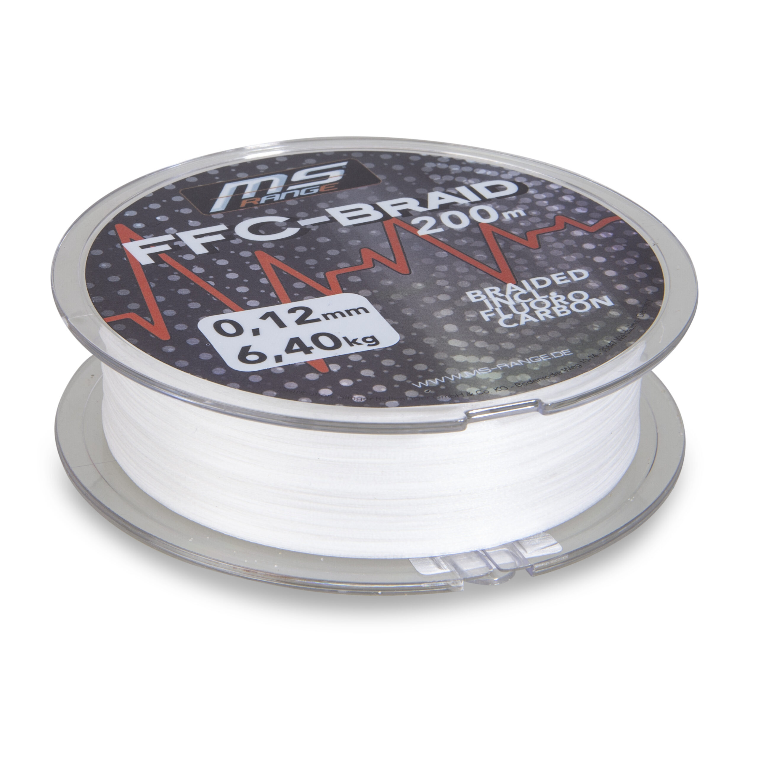 MS Range šnúra FFC-Braid 0,09 mm 200 m číra