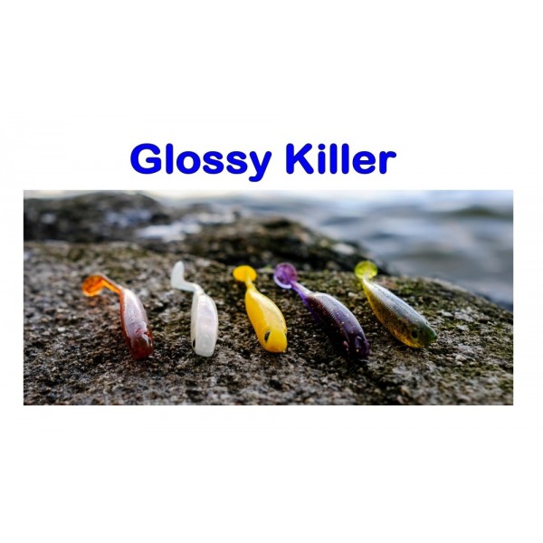 Sharpfishes Glossy Killer, 75 mm, 3,0 g, Motor oil