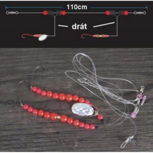 Aquantic naviazaný systém Pearl Rig II 110cm 2/0 0,50mm