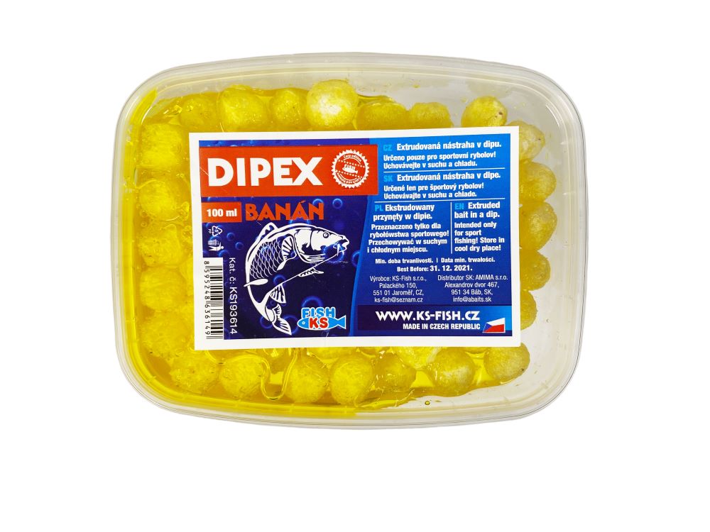 KS Fish Dipex 100 ml, banán