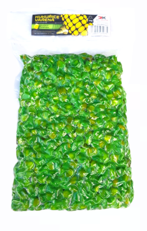 KS Fish varená kukurica 1 kg, cesnak