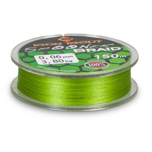 Iron Trout šnúra Spooner Braid 150 m, 0,04 mm, zelená