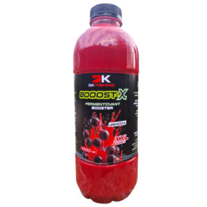 DK FISHING fermentovaný booster BOOOST-X jahoda 1 liter