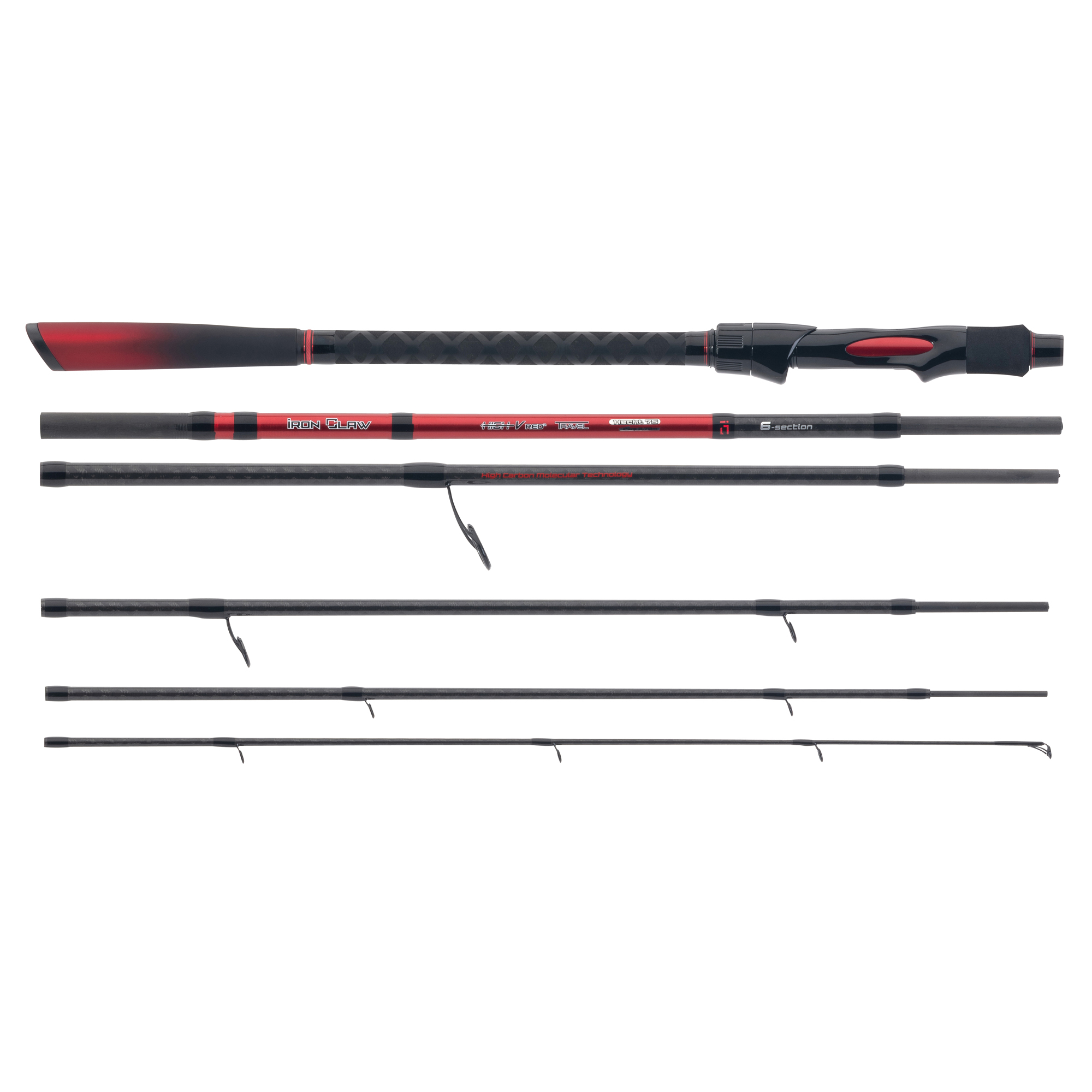 Iron Claw prút High-V Red² Travel Zander Spin 2,70m 20–55g