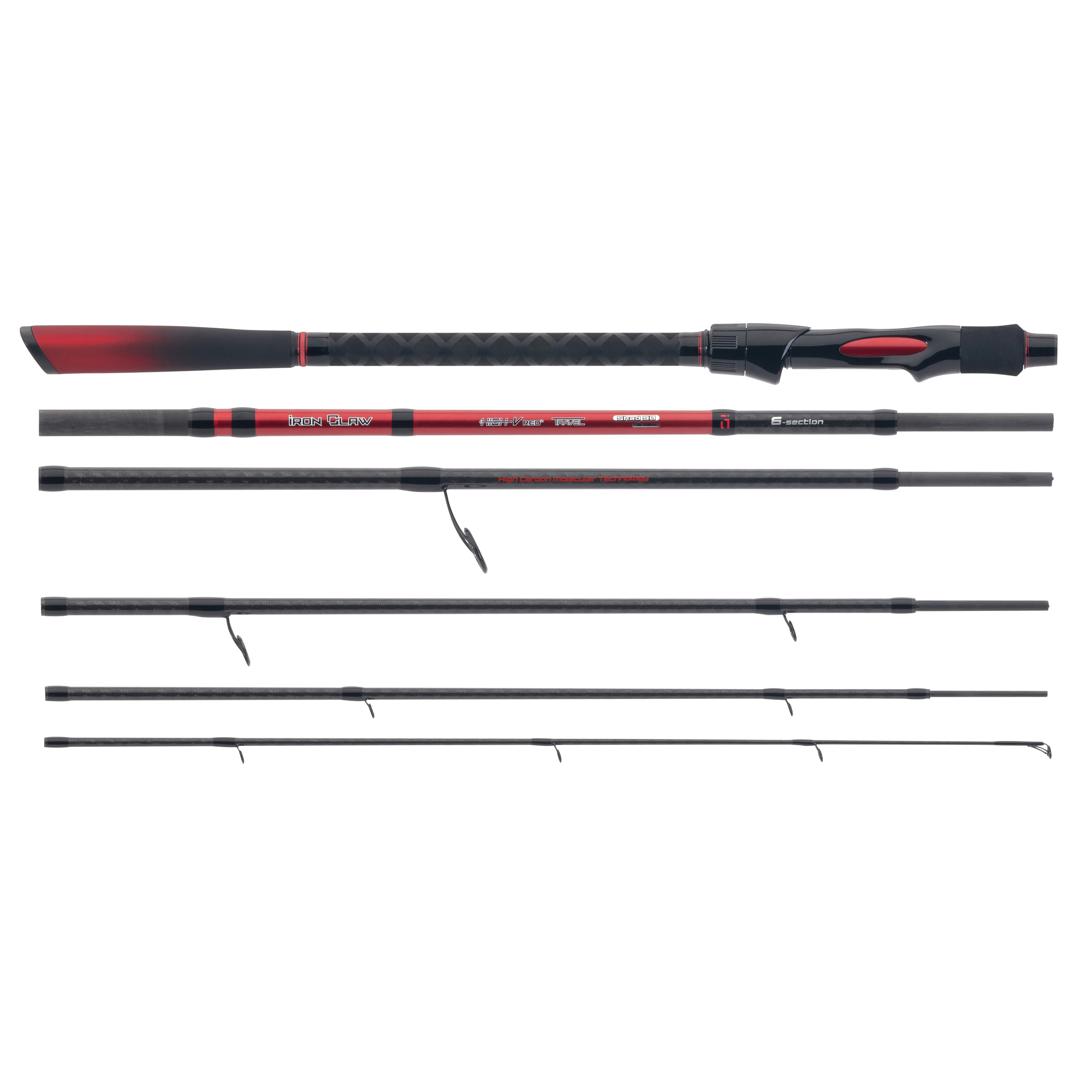 Iron Claw prút High-V Red² Travel Shad Spin 2,70m 28–90g