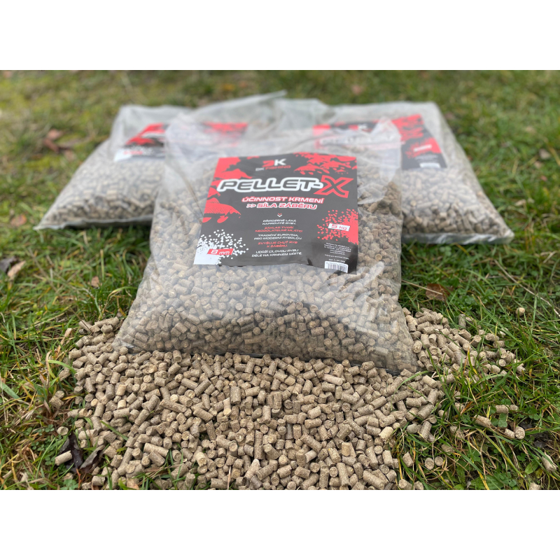 DK FISHING pelety z pivovarských mlát PELLET-X 5kg 8mm – Obrázok 3